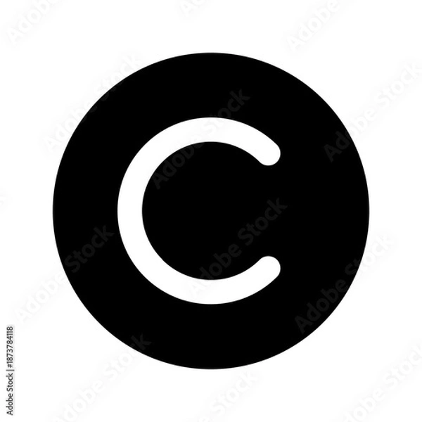 Obraz coin glyph icon