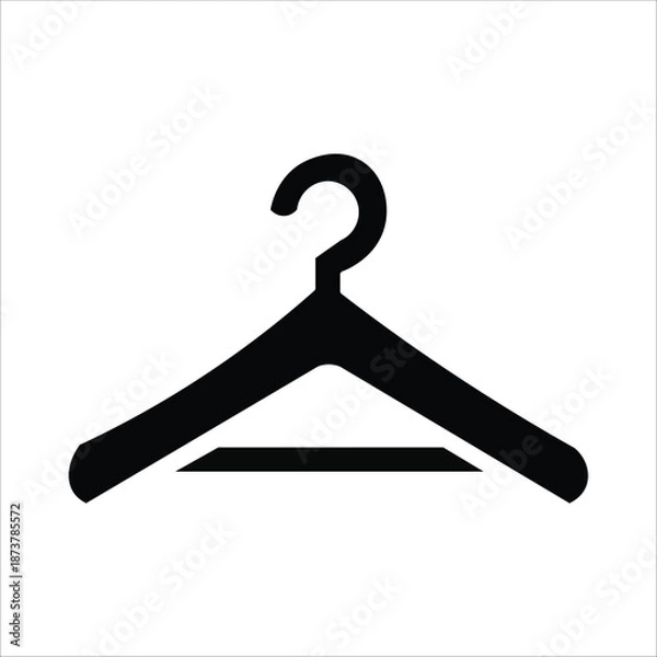 Fototapeta hanger icons. simple solid vector illustration