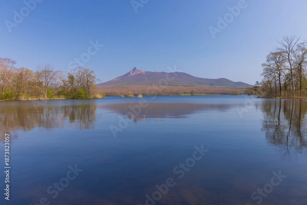Obraz 北海道大沼2025春-大沼の景色-03