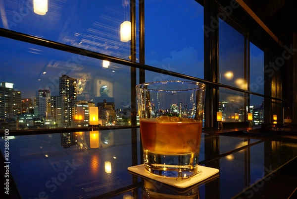 Obraz バーのウイスキー