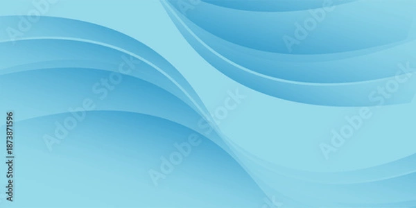 Obraz Abstract vector light blue abstract backround, modern design