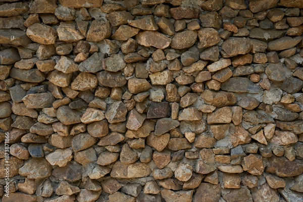 Obraz Rock wall, Stone wall texture background