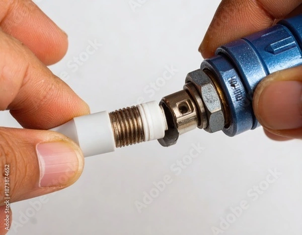 Obraz コネクタ接続の接写