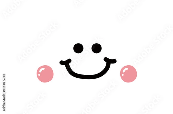 Obraz Cute Cartoon Cloud