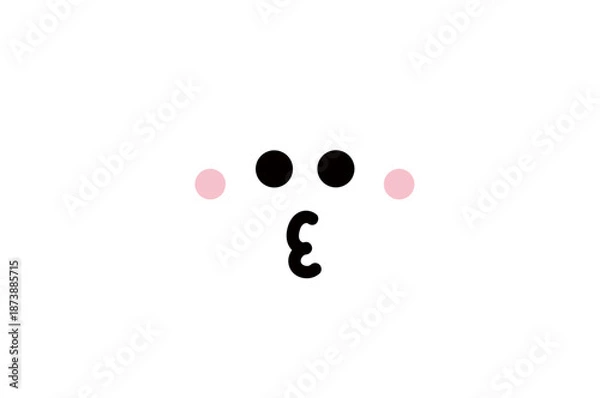 Obraz Cute Cartoon Cloud