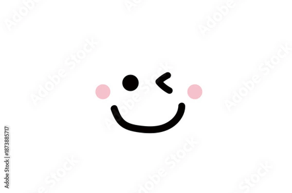 Obraz Cute Cartoon Cloud