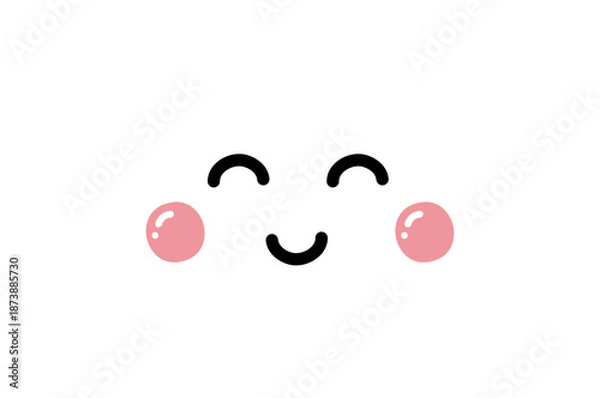 Obraz Cute Cartoon Cloud