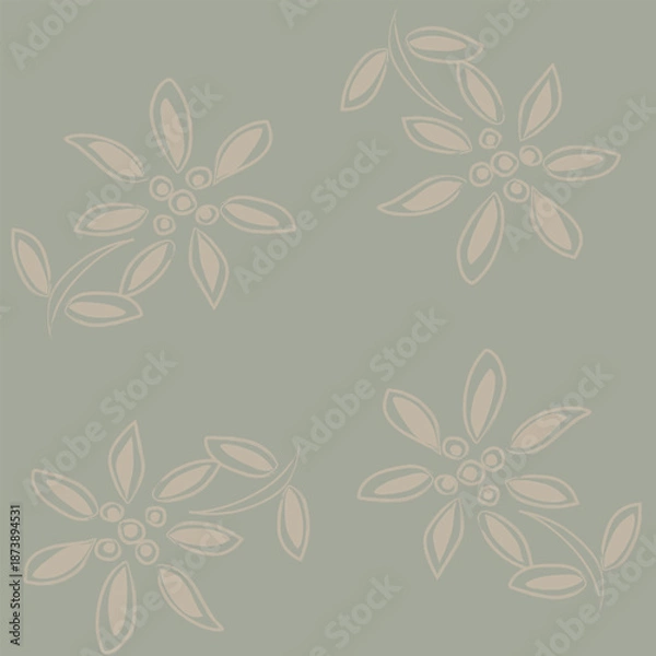 Obraz Ditsy Floral Seamless Pattern Design