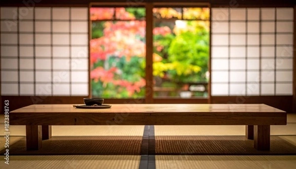 Obraz 日本の伝統的な和室