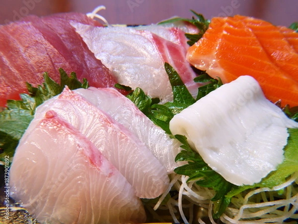 Obraz お刺身盛り合わせ