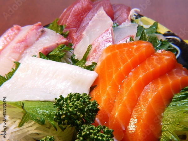 Obraz お刺身盛り合わせ