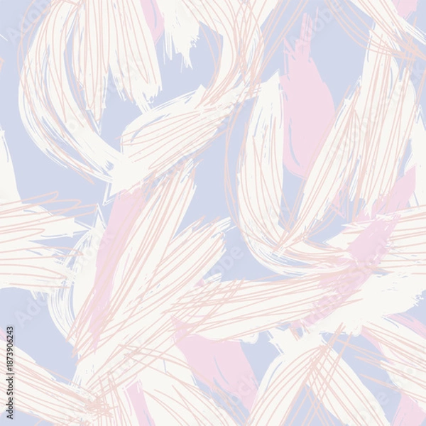 Obraz Pastel Abstract Floral Seamless Pattern Design