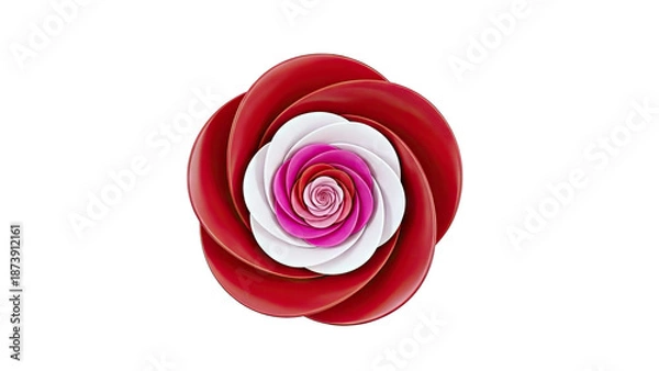 Obraz Abstract Rose Swirl