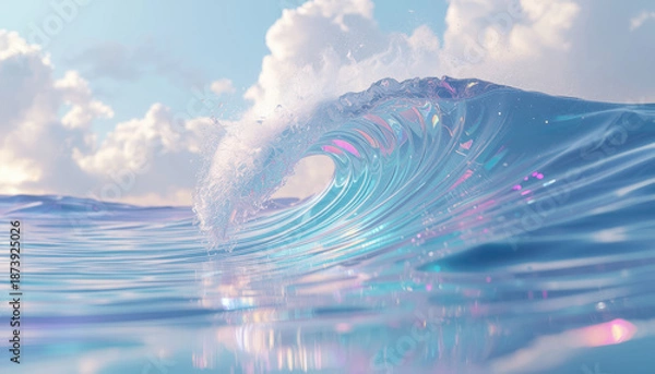 Obraz water and clouds