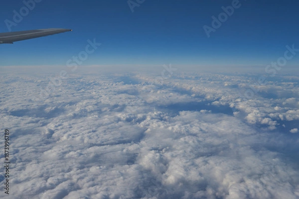 Obraz 北海道上空からの景色