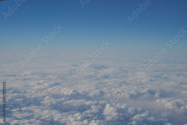 Fototapeta 北海道上空からの景色