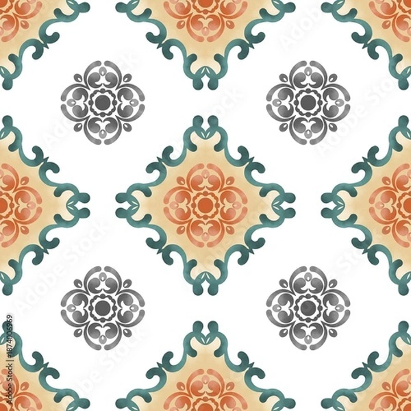 Obraz seamless floral pattern