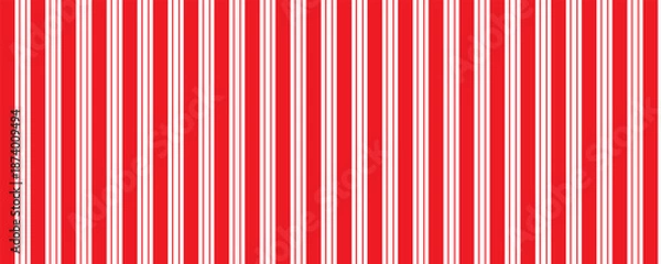 Obraz Candy Cane Stripes Seamless Pattern - Diagonal candy cane stripes repeating pattern design.eps10