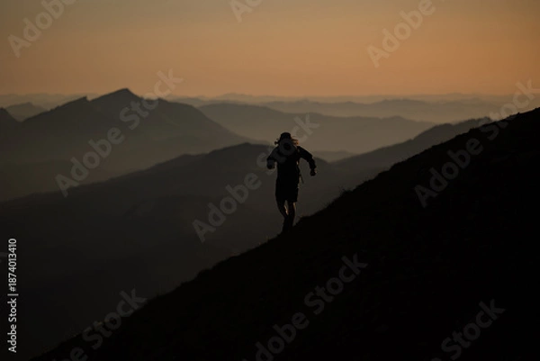 Fototapeta Trail Running
