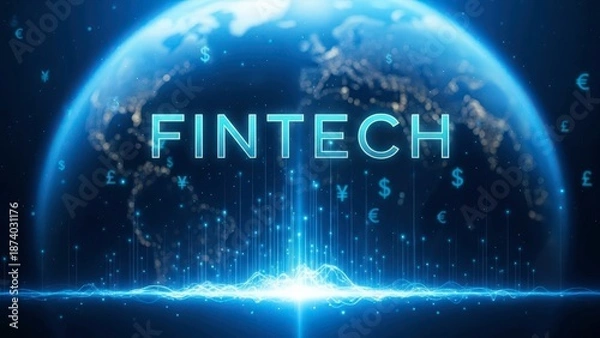 Obraz Fintech icon isolated on white background