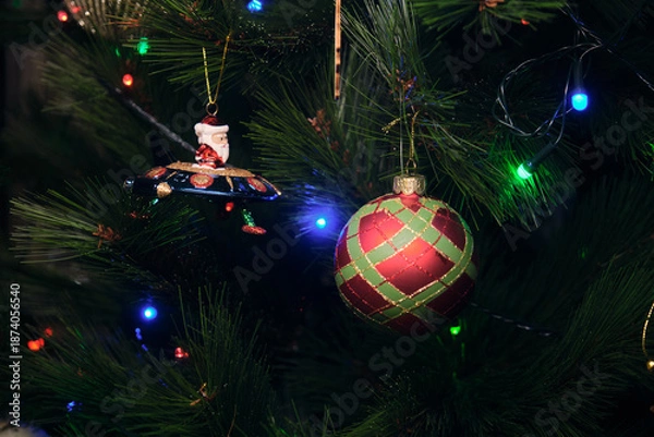 Obraz Christmas tree decoration winter event