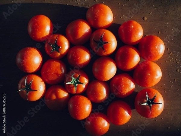 Obraz 신선한 유기농 채소 빨간 토마토