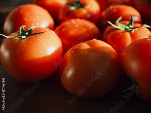 Obraz 신선한 유기농 채소 빨간 토마토