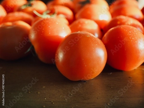 Obraz 신선한 유기농 채소 빨간 토마토