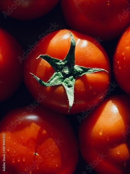 Obraz 신선한 유기농 채소 빨간 토마토