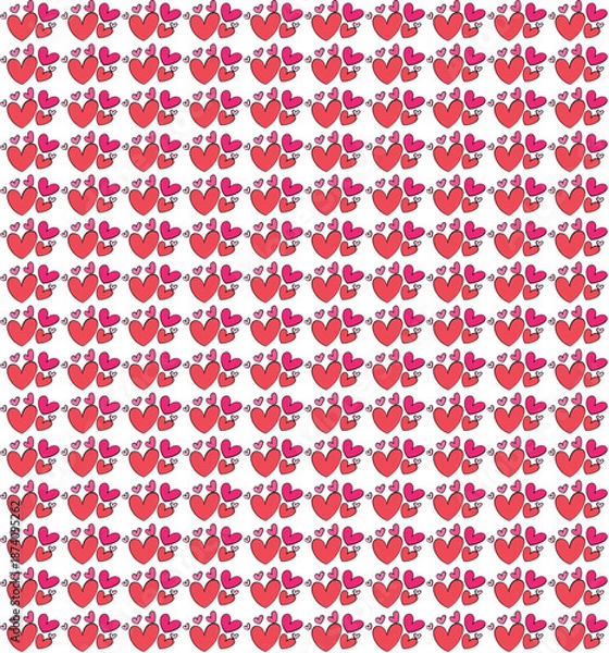 Obraz seamless pattern with hearts