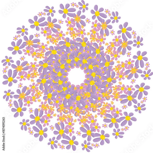 Obraz abstract floral background