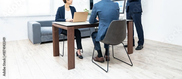 Fototapeta ビジネスプレゼンテーションと会議シーン