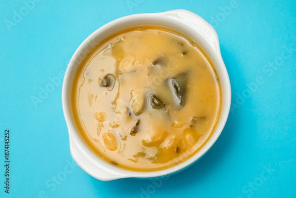 Obraz Delicious white beans soup