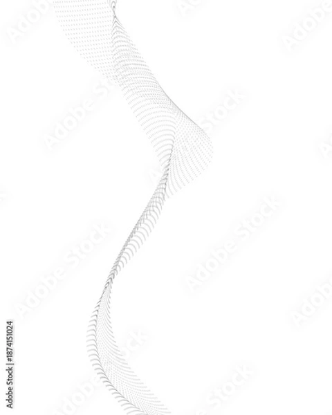 Obraz Elegant Abstract Flowing Grey Lines