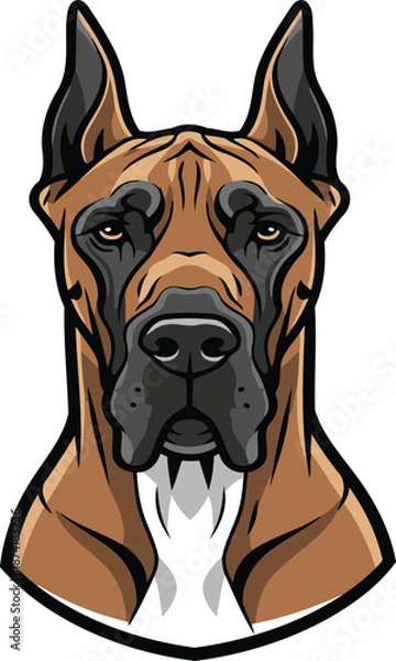 Obraz Great Dane Dog Head