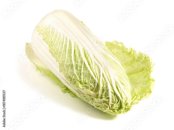 Obraz Vegetables - Chinese Cabbage on white Background