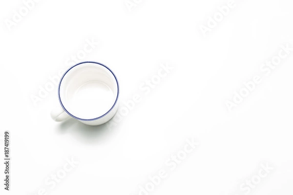 Fototapeta 하얀배경 컵 
