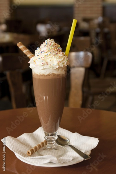 Obraz chocolate milkshake