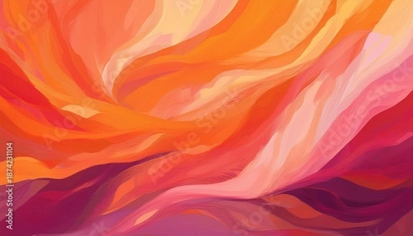 Obraz orange and pink abstract background