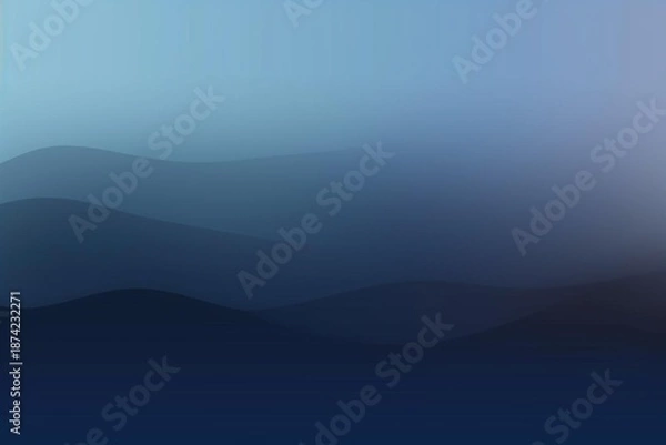 Obraz misty mountain landscape