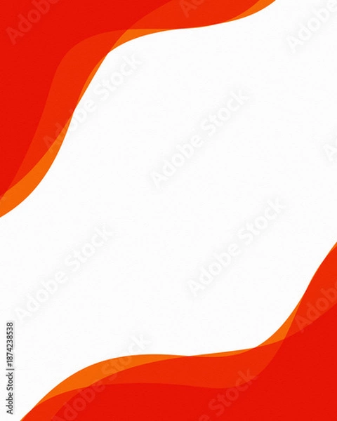 Obraz abstract background with red ribbon
