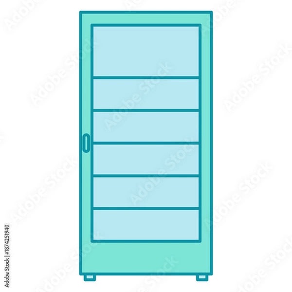 Obraz refrigerator illustration