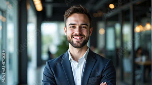 Obraz Professional Businessman Smiling