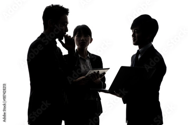 Fototapeta ビジネス・シルエット