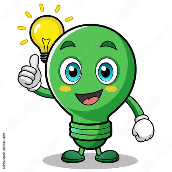 Fototapeta funny cartoon android