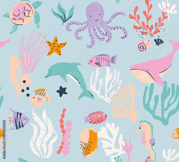 Obraz Underwater creatures