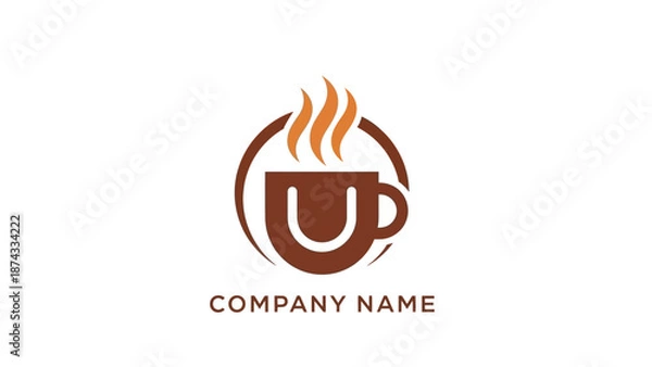 Obraz Coffee Cup Logo Design Element.