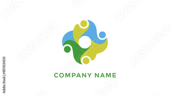 Obraz Colorful Abstract Logo Design Element.