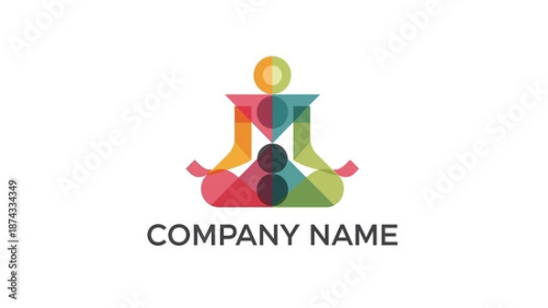 Obraz Colorful Abstract Logo Design Element.