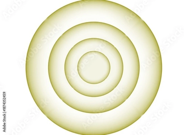 Obraz green spiral circles